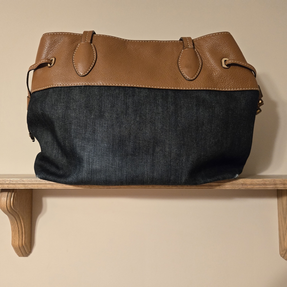 Michael Kors Marina Large Denim Tote - Picture 3 of 10